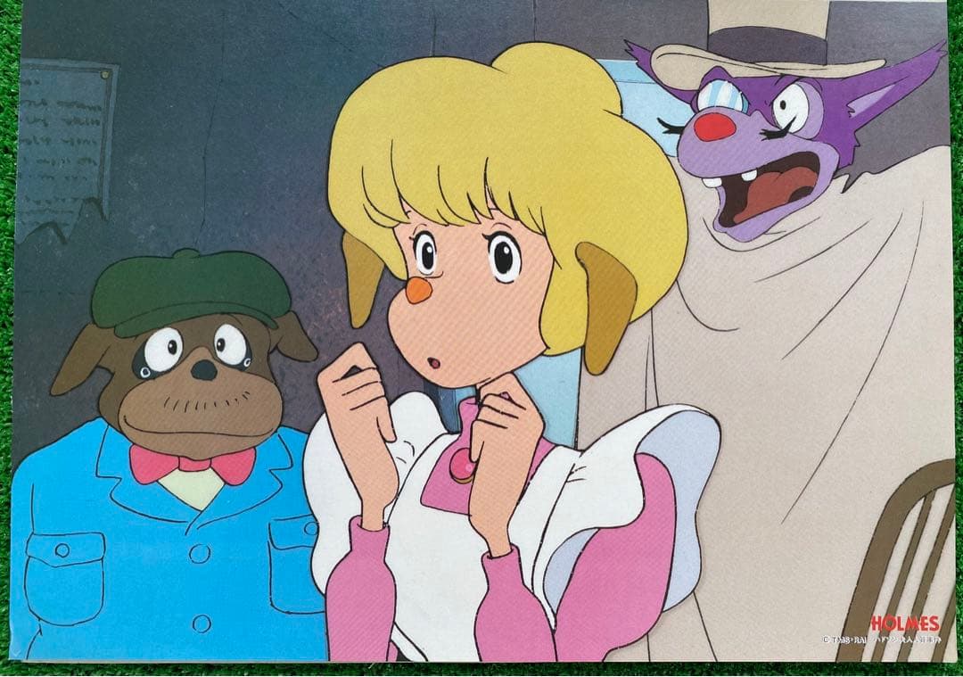 【限定1点】名探偵ホームズ　名場面イラスト③ 宮崎駿　スタジオジブリ