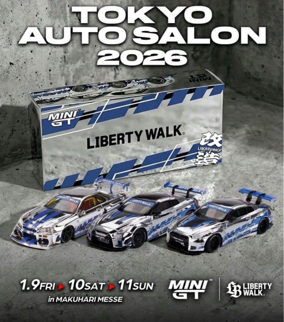え*む様 リバティウォーク MINI GT 東京オートサロン2026 限定 3台