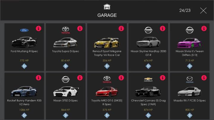 スマホアプリ アサルトレーシング データ