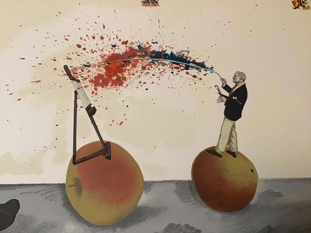 値下げ★ポール・デイヴィス/デービス★リトグラフ【Big  Apple】1985