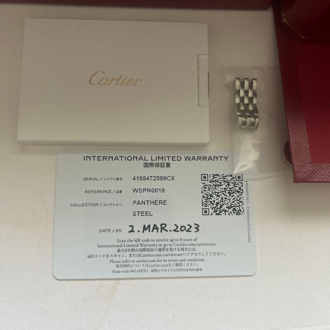 まやCartier Panthère ステンレススチール 美品