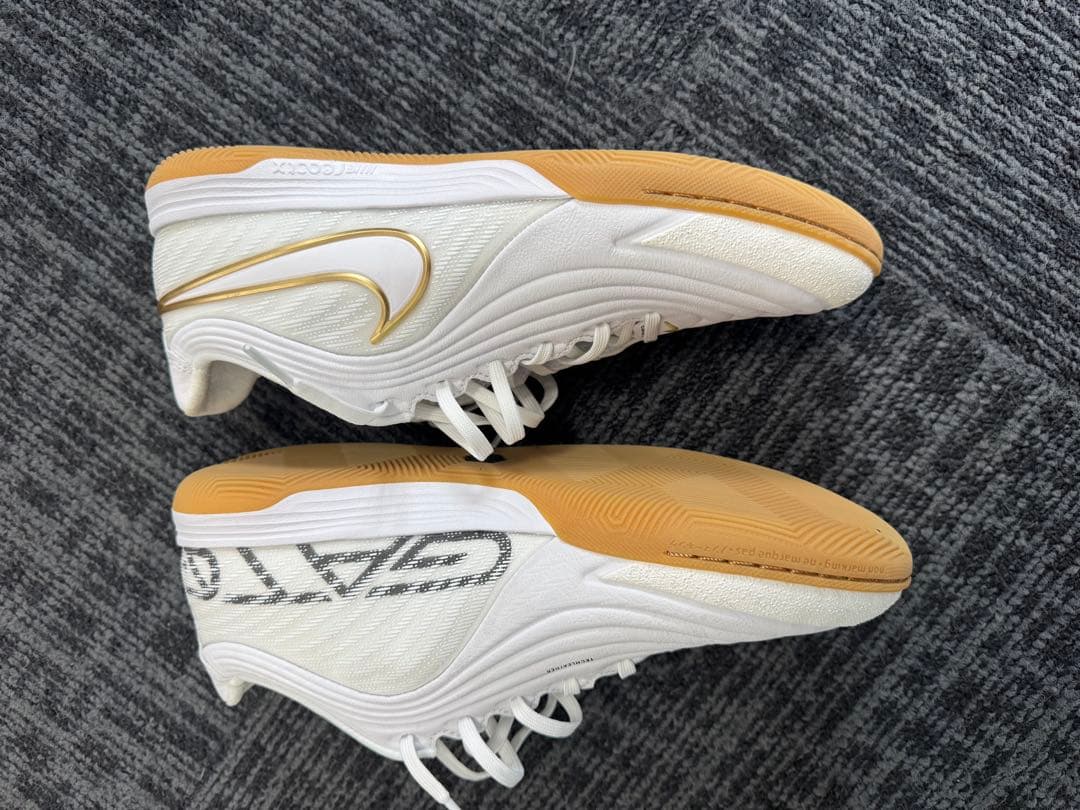 Nike ティエンポ　リアクトガト IC ホワイト/ゴールド　27cm