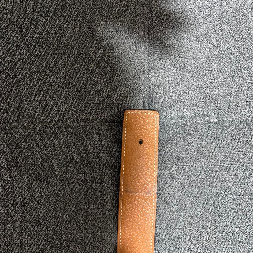 エルメス ブラウンレザーベルト 保存袋付き