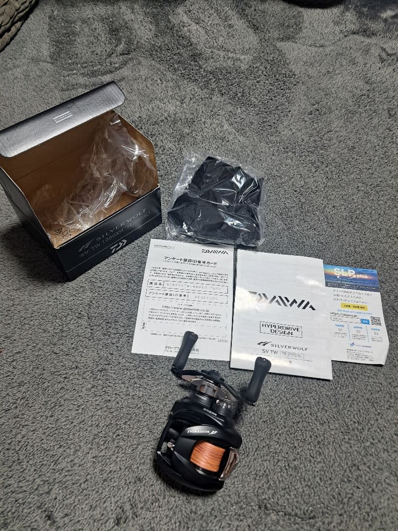美品 シルバーウルフ 1000XH sv tw ダイワ ベイト PEスペシャル