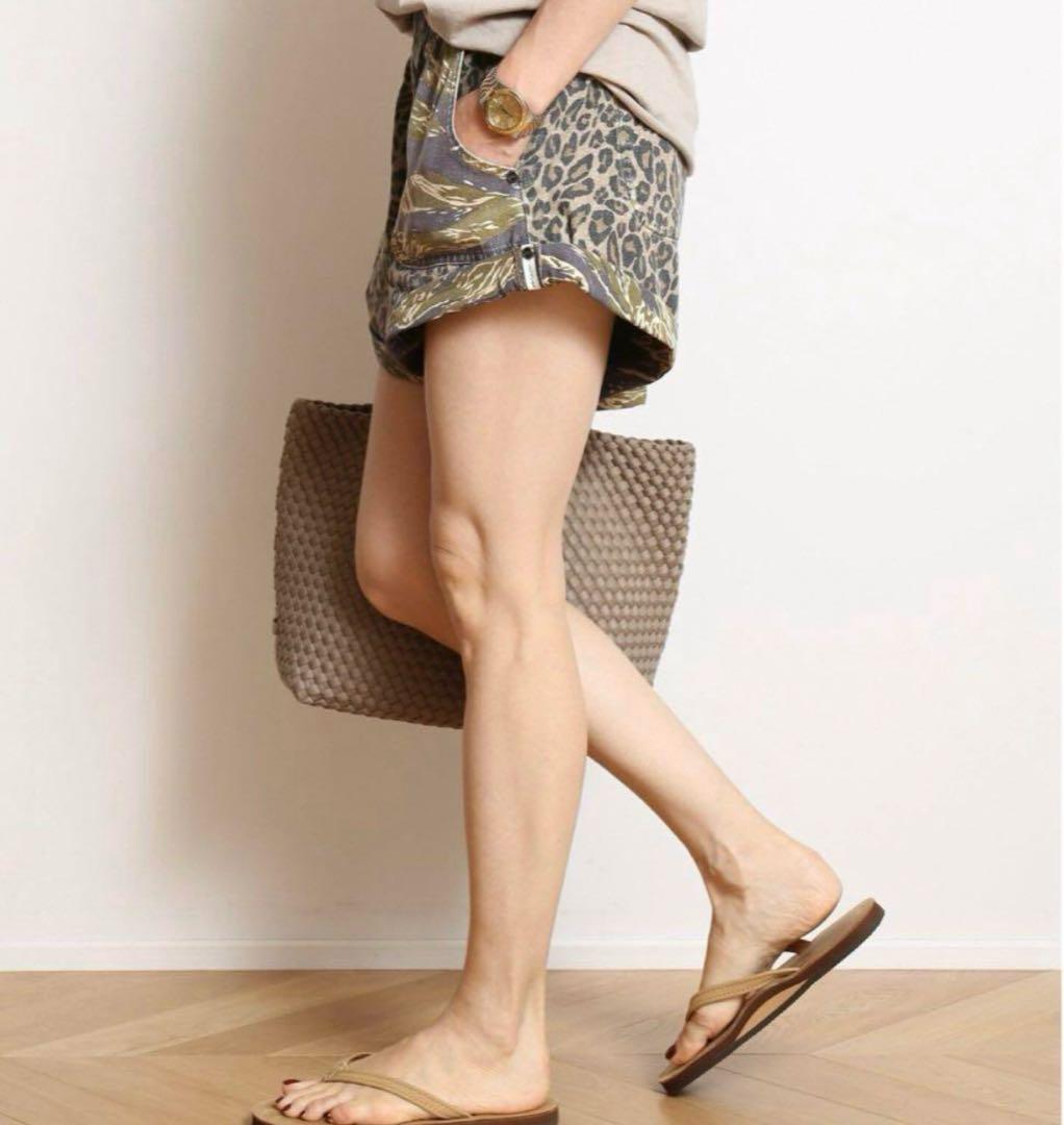 ワンティースプーン　ANIMAL CAMO SHORT パンツ