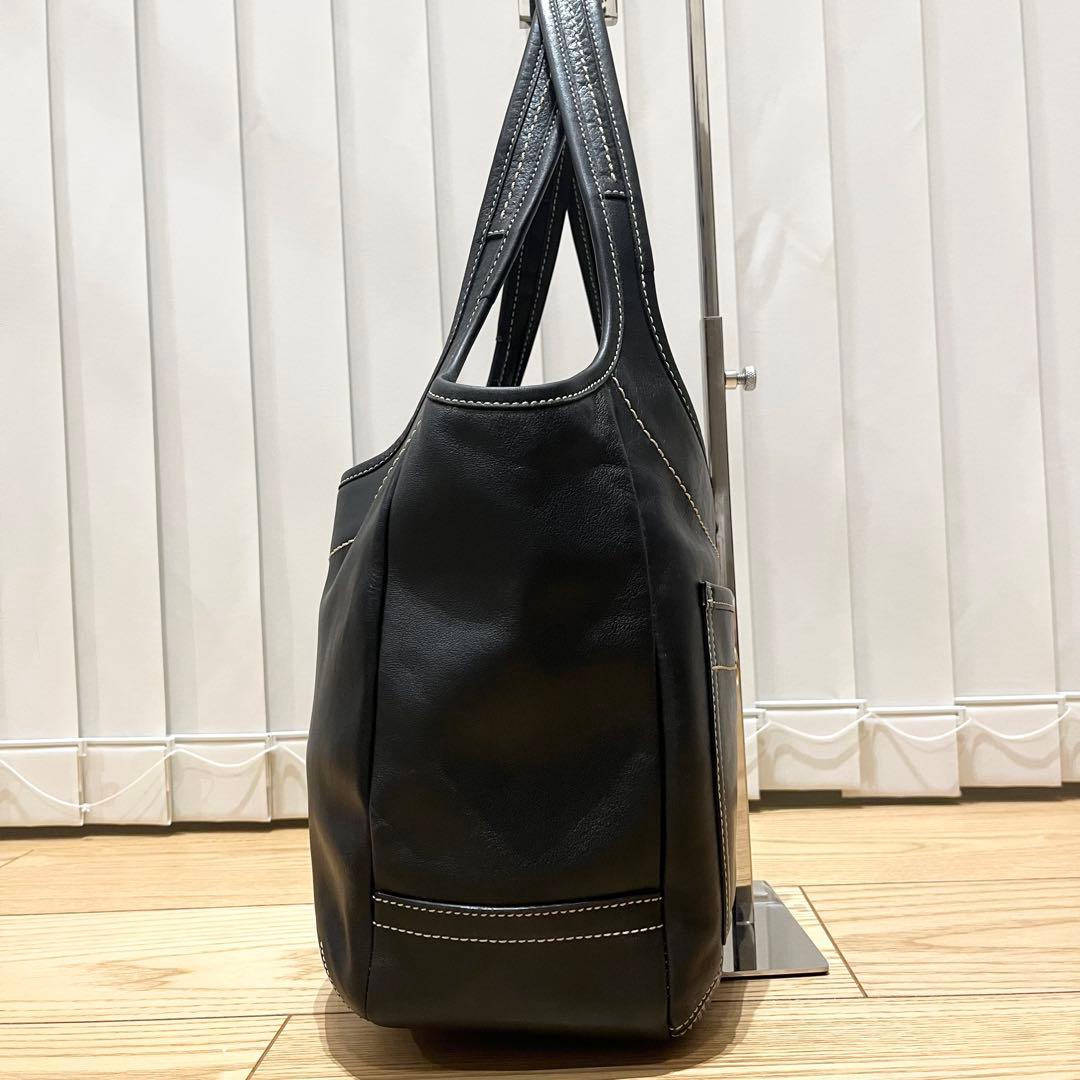 極美品　コーチ　11285 ハンドバッグ　エルゴ　レザー　ブラック　黒