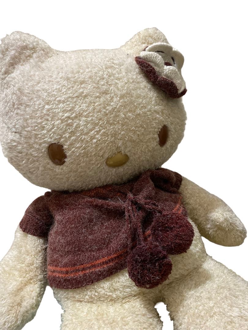 サンリオ　キティ　ビッグ　ぬいぐるみ　セピアコレクション