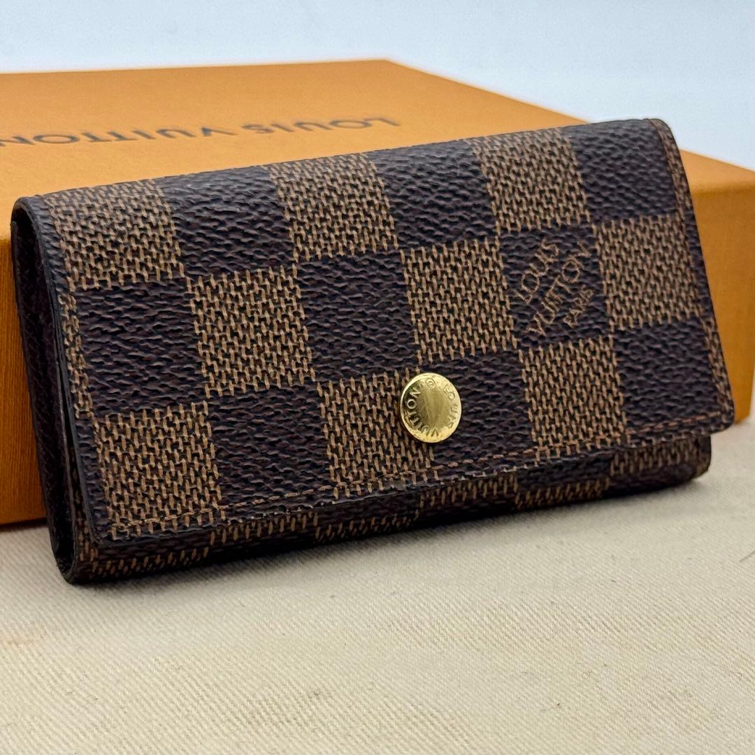 ✨美品✨ ヴィトン ダミエ ミュルティクレ4 4連 キーケース 正規品