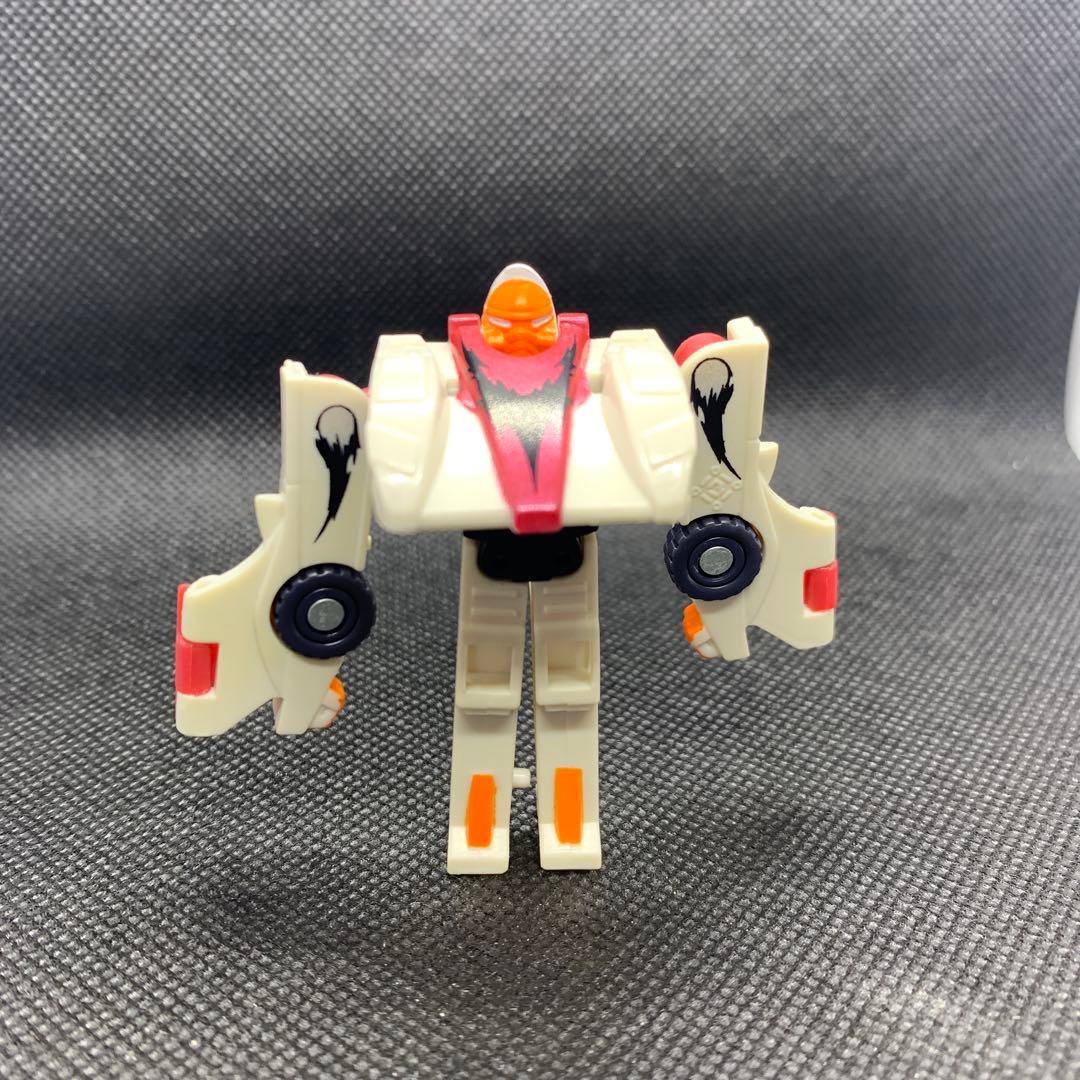 ☆希少品　トランスフォーマー　マイクロン【スピン　ホワイト・レッドカラー】開封