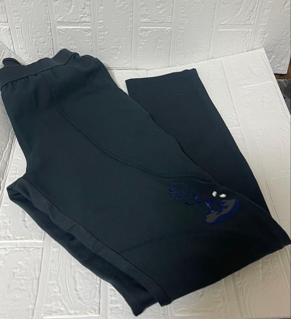 【新品タグ付き】アルベロベロストレッチ細見えパンツブタさん刺繍　ジュエルSサイズ