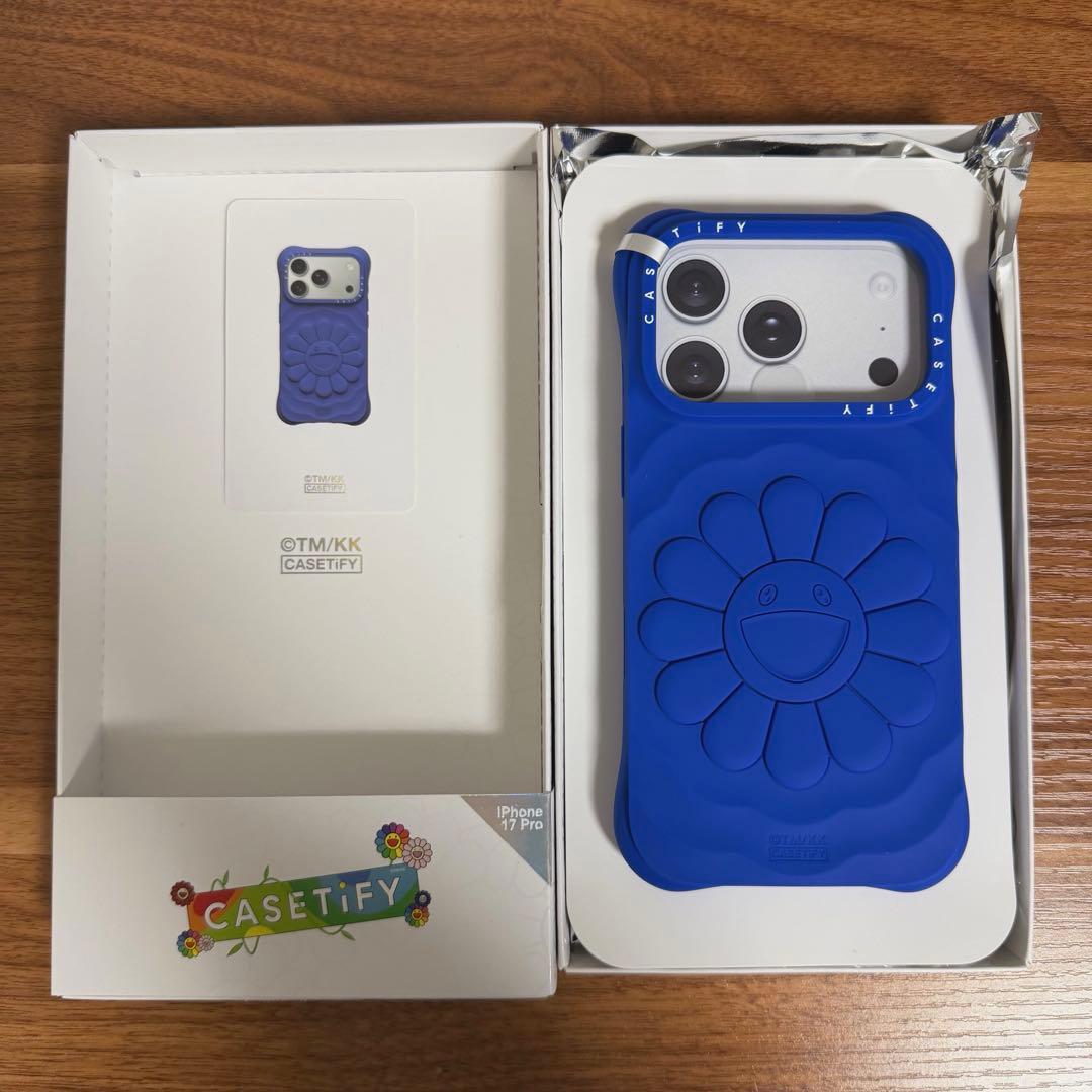 s*e様 村上隆 x CASETiFY FLOWERS BLOOM ブルー