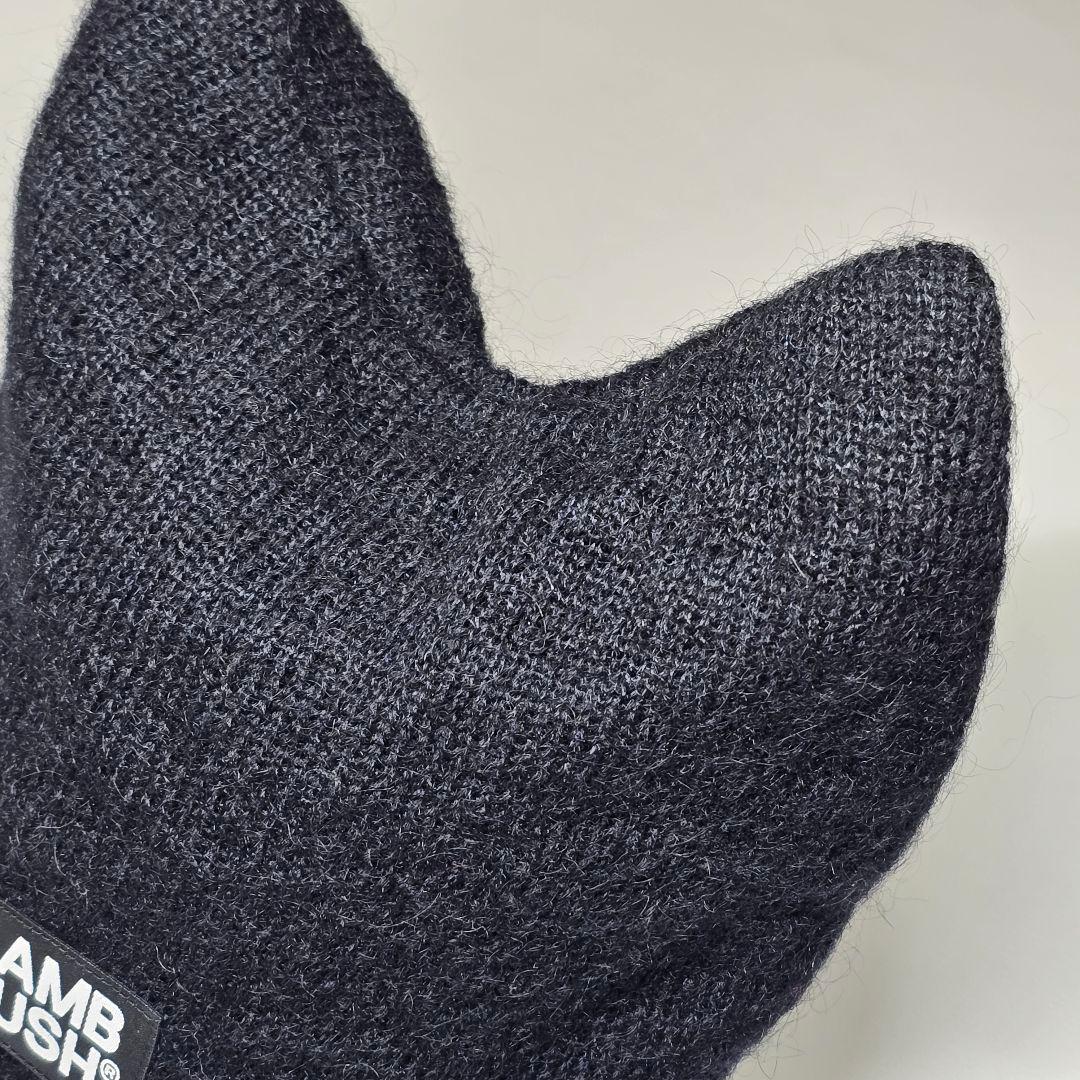美品 AMBUSH アンブッシュ 猫耳 ニット帽 ビーニー 匿名配送