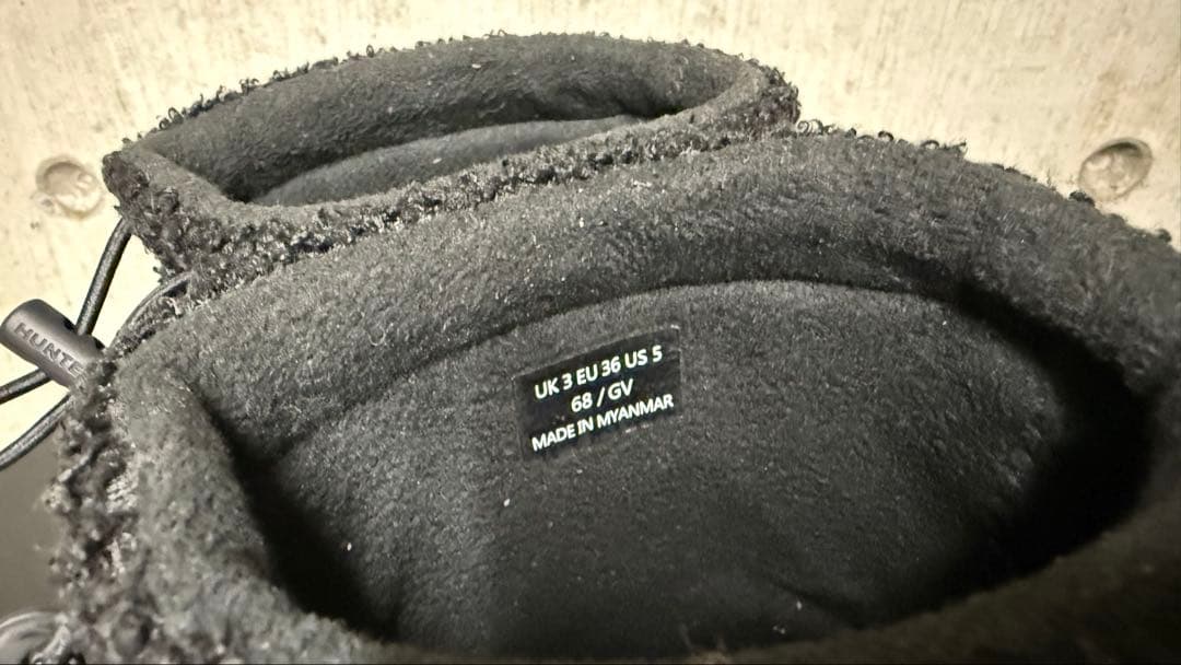 靴 HUNTER SHERPA  BOOT SHORT UK3