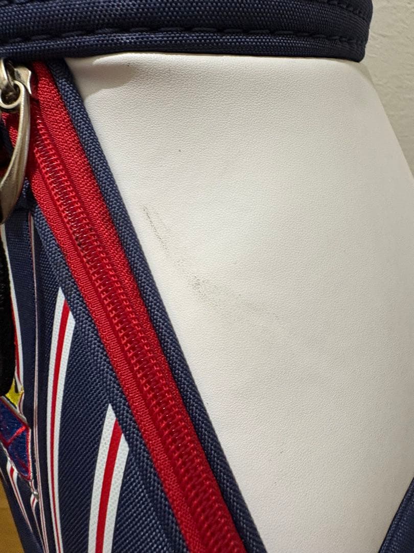 Kolwin ゴルフバッグ ネイビー/ホワイト/レッド