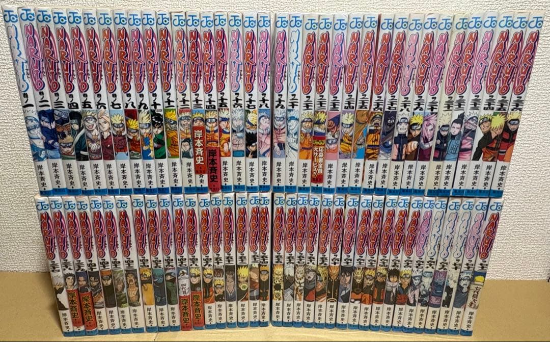 【NRT19m】《難有り》NARUTO-ナルト- 全72巻完結全巻セット