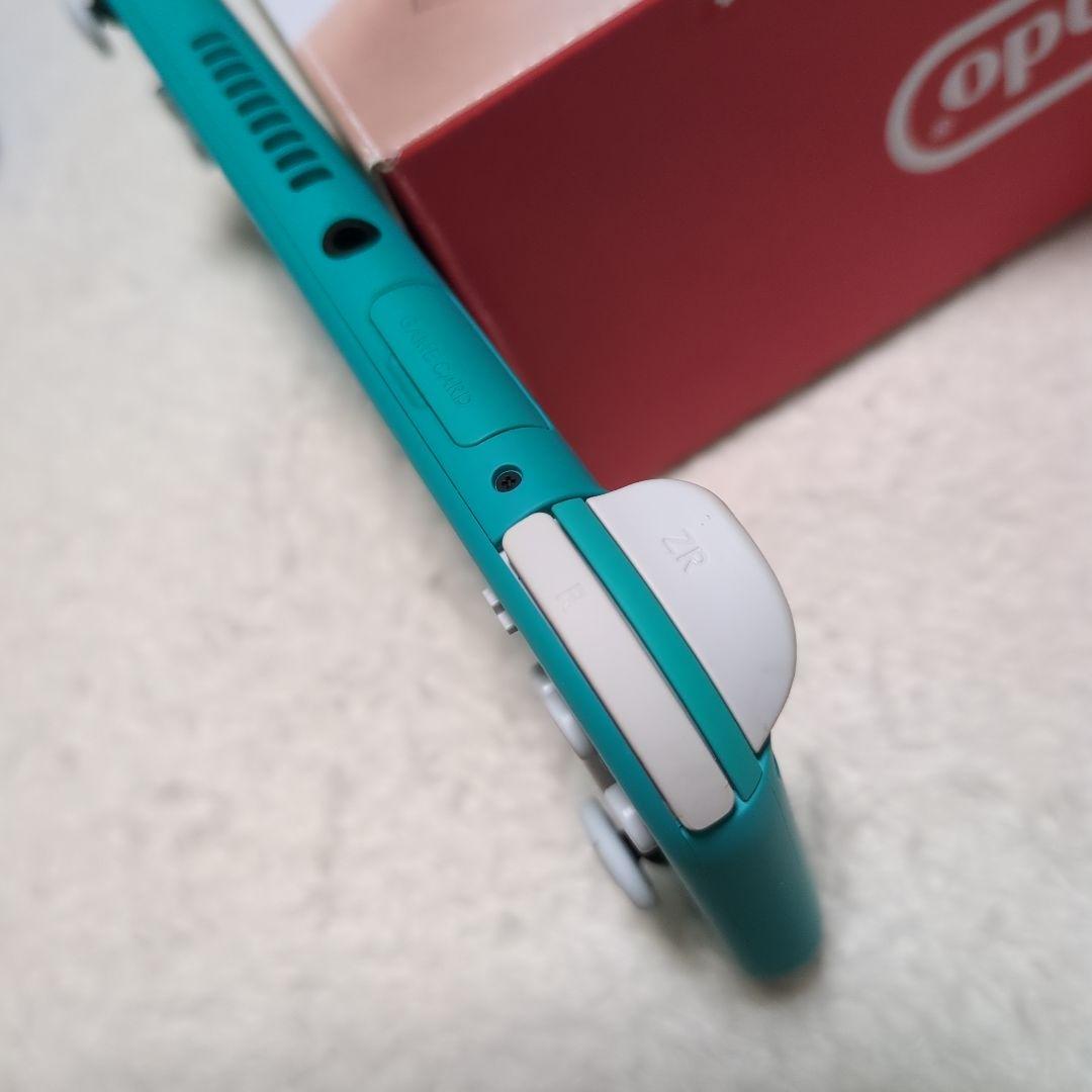 【美品】Switch Lite ターコイズ(本体、ケース、クリーナー）箱付き