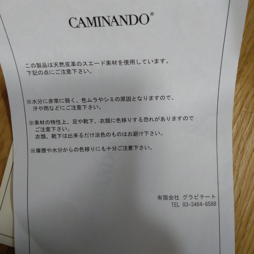 CAMINANDO DXOUBLE BACK SA サンダル36新品未使用未試着