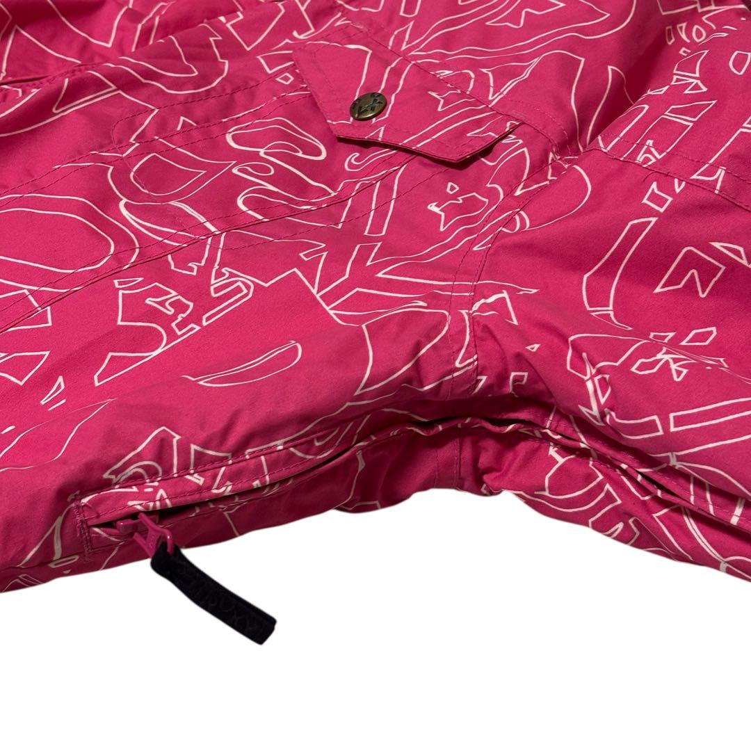 【美品】ROXY ロキシー スキーウェア　上下セット　M 総柄　ファー