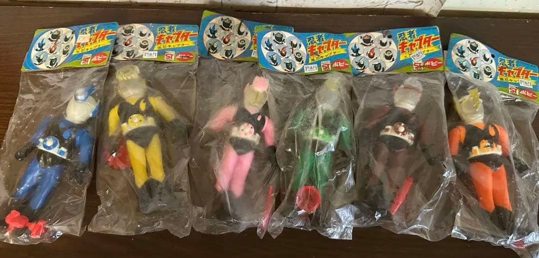 忍者キャプター ミニソフビ　6体セット