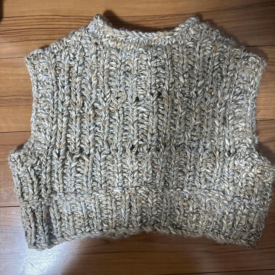 トップス TODAYFUL Mix Hand Knitvest