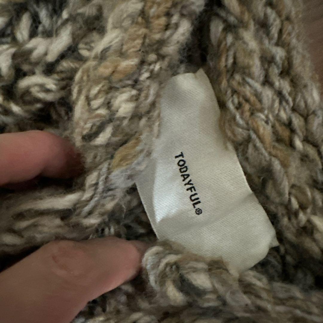 トップス TODAYFUL Mix Hand Knitvest