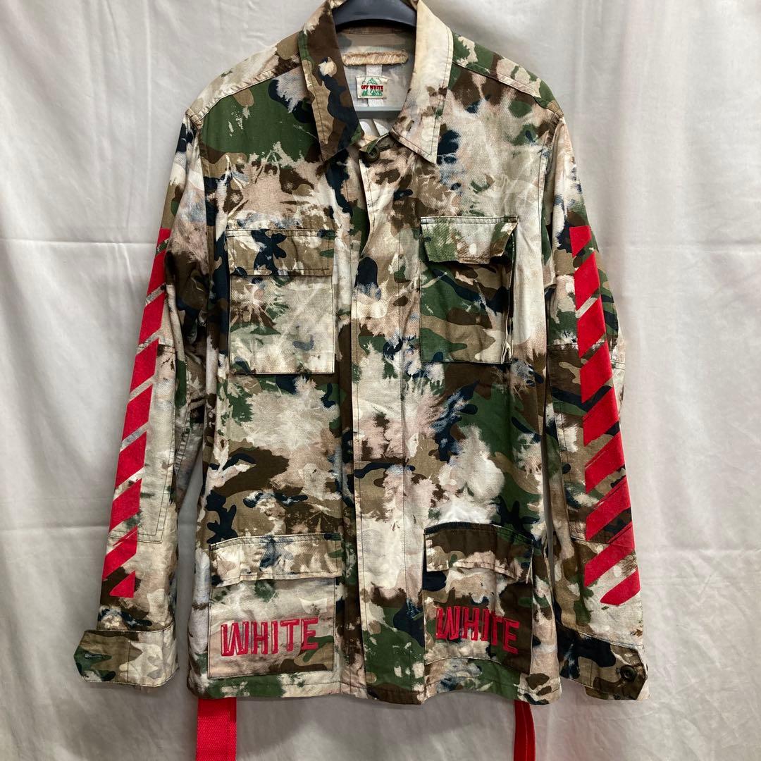 OFF-WHITE オフホワイト ジャケット ミリタリー カモフラ 迷彩