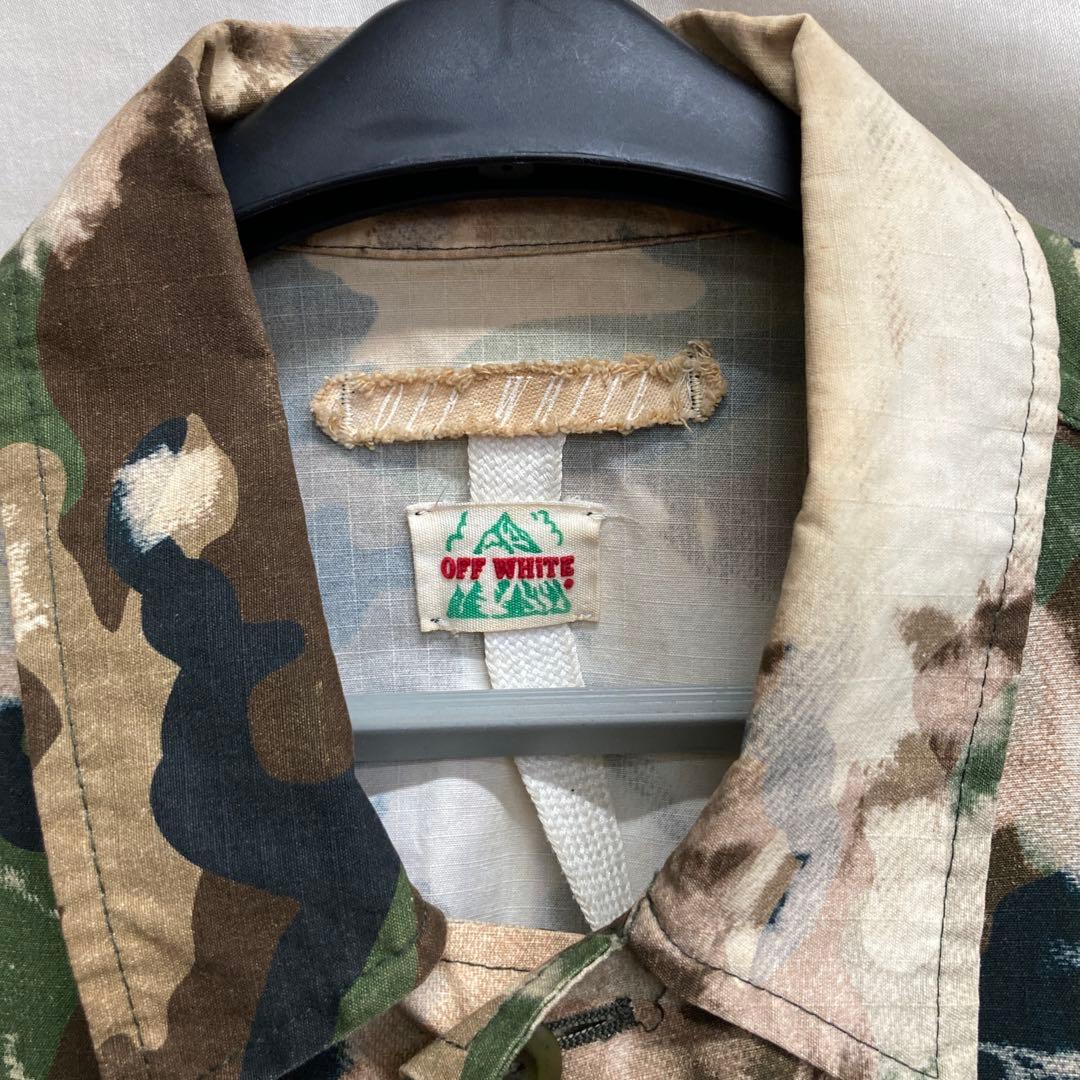 OFF-WHITE オフホワイト ジャケット ミリタリー カモフラ 迷彩