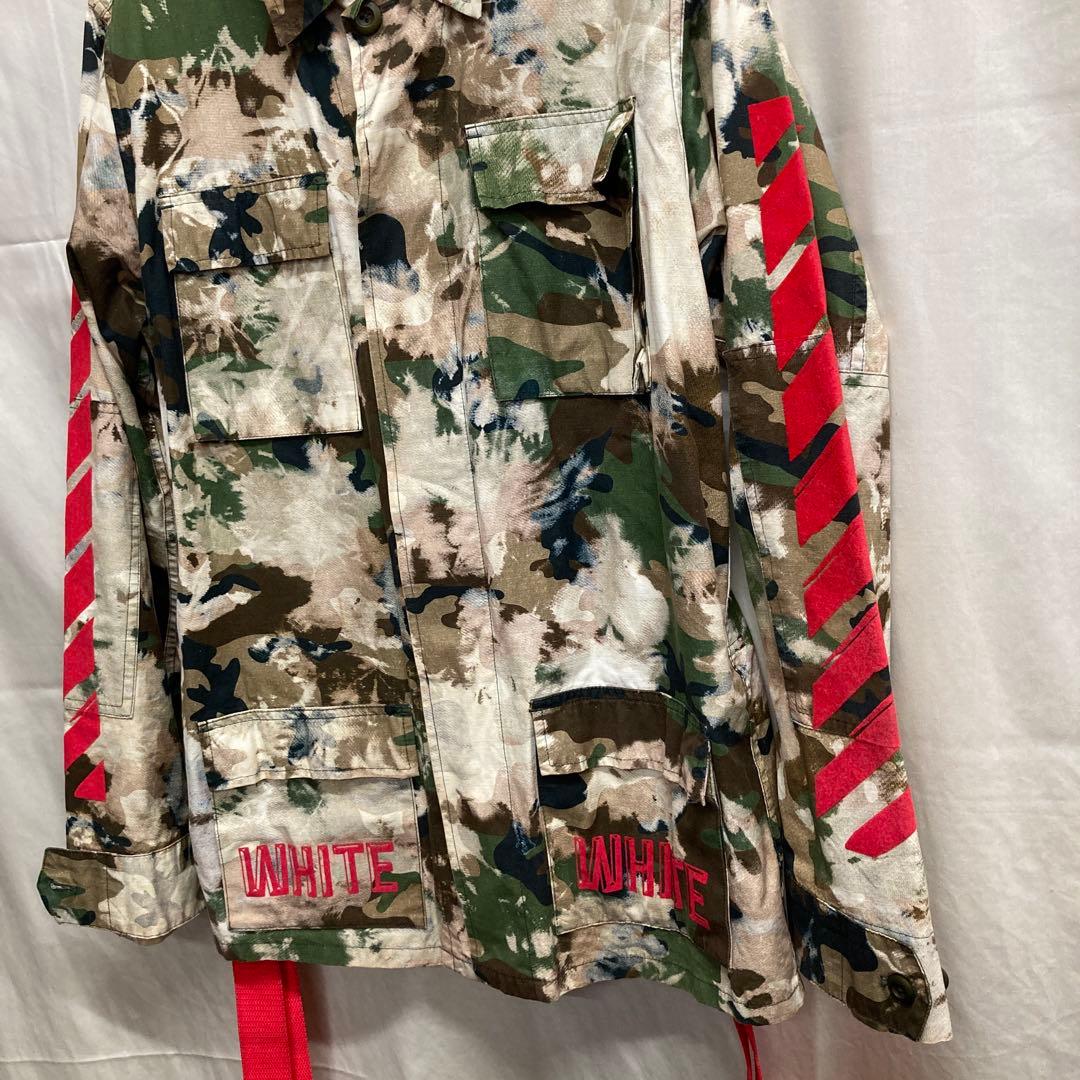 OFF-WHITE オフホワイト ジャケット ミリタリー カモフラ 迷彩
