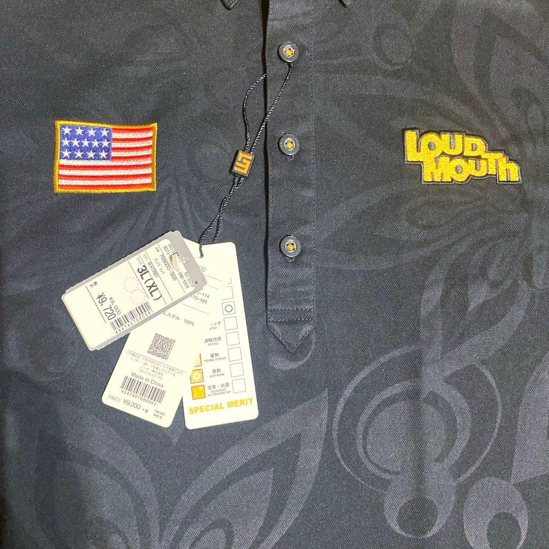LOUDMOUTH ブラック3L(XL) ポロシャツ【新品未使用】