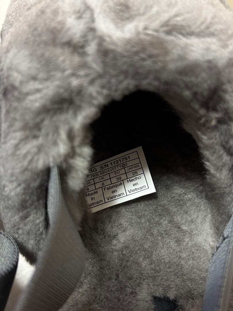UGG 新品ファーサンダル　グレー