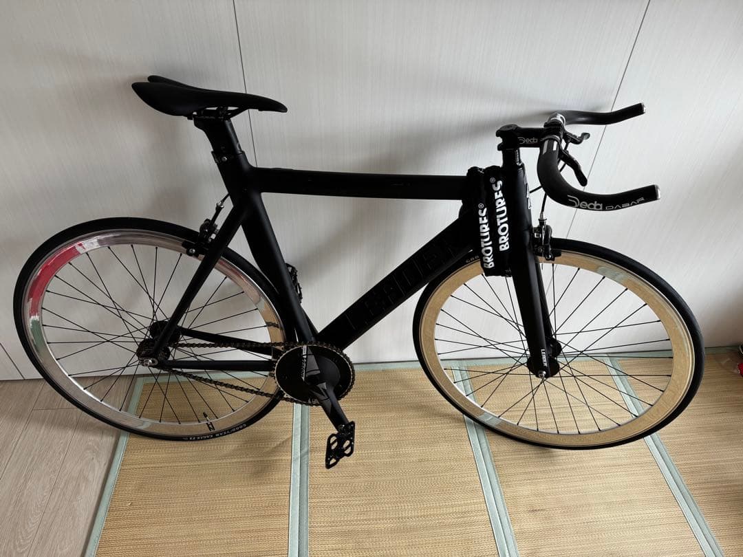 LEADER BIKE 735TR ピストバイク ブラック　Ｌサイズ