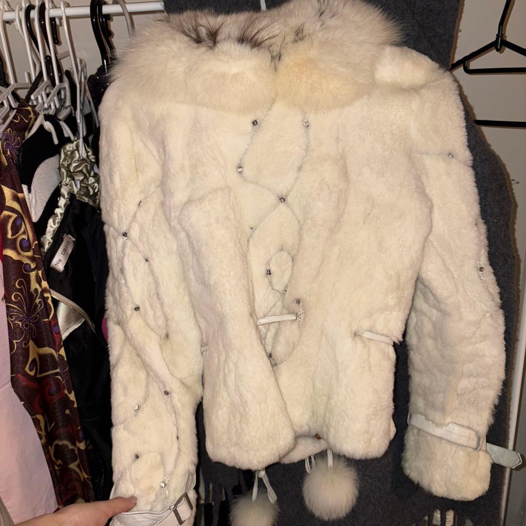 短丈winter wear furファ- コート