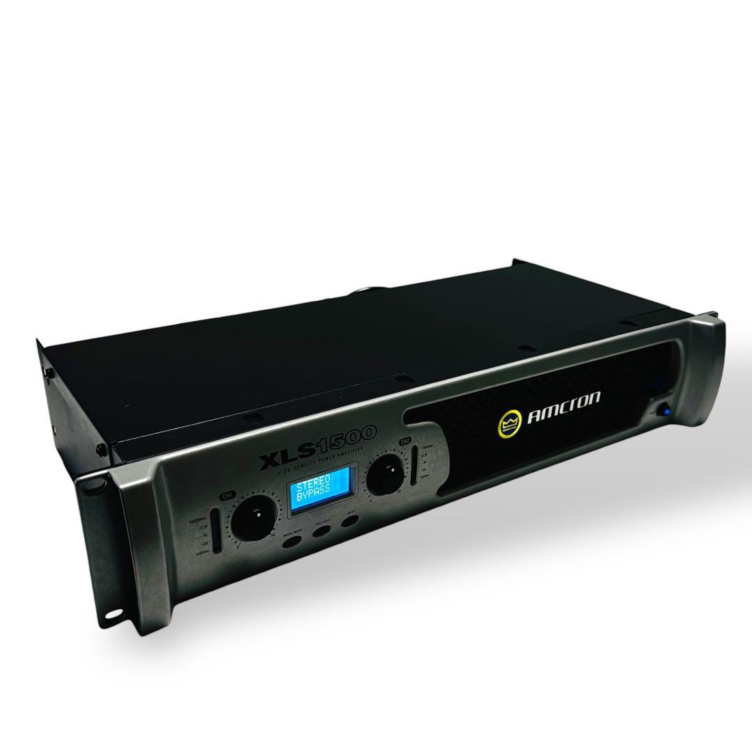【希少/動作品】AMCRON XLS1500 パワーアンプ アムクロン 音響機材