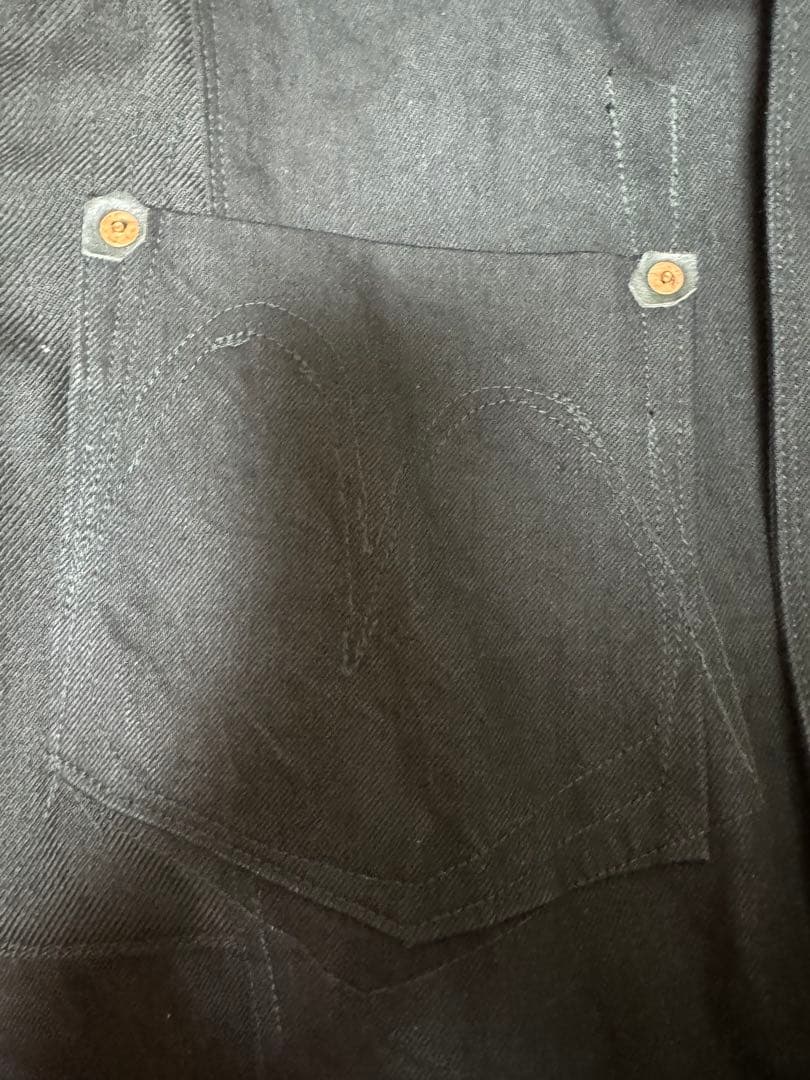 ジュンヤワタナベ　ギャルソン　Levi's ブラック デニムジャケット