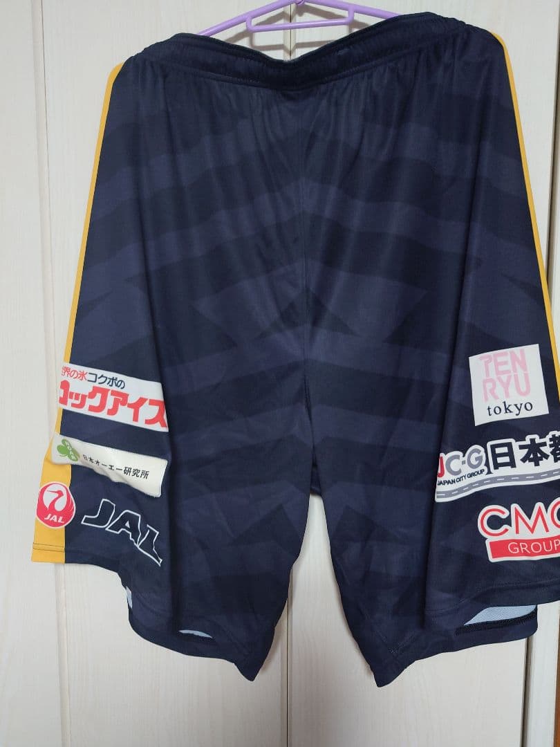 元CHIBA JETS GAVIN EDWARDS サイン入り　3rdユニ