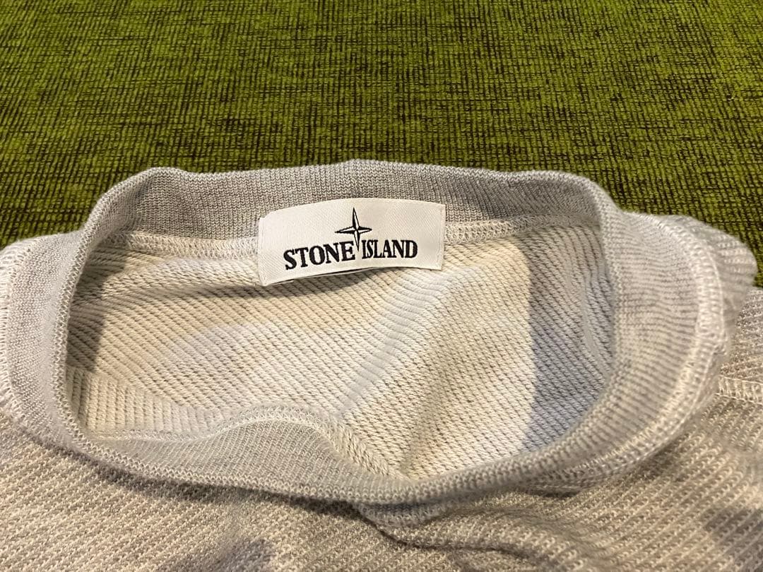 STONE  Sサイズ ライトグレー スウェット