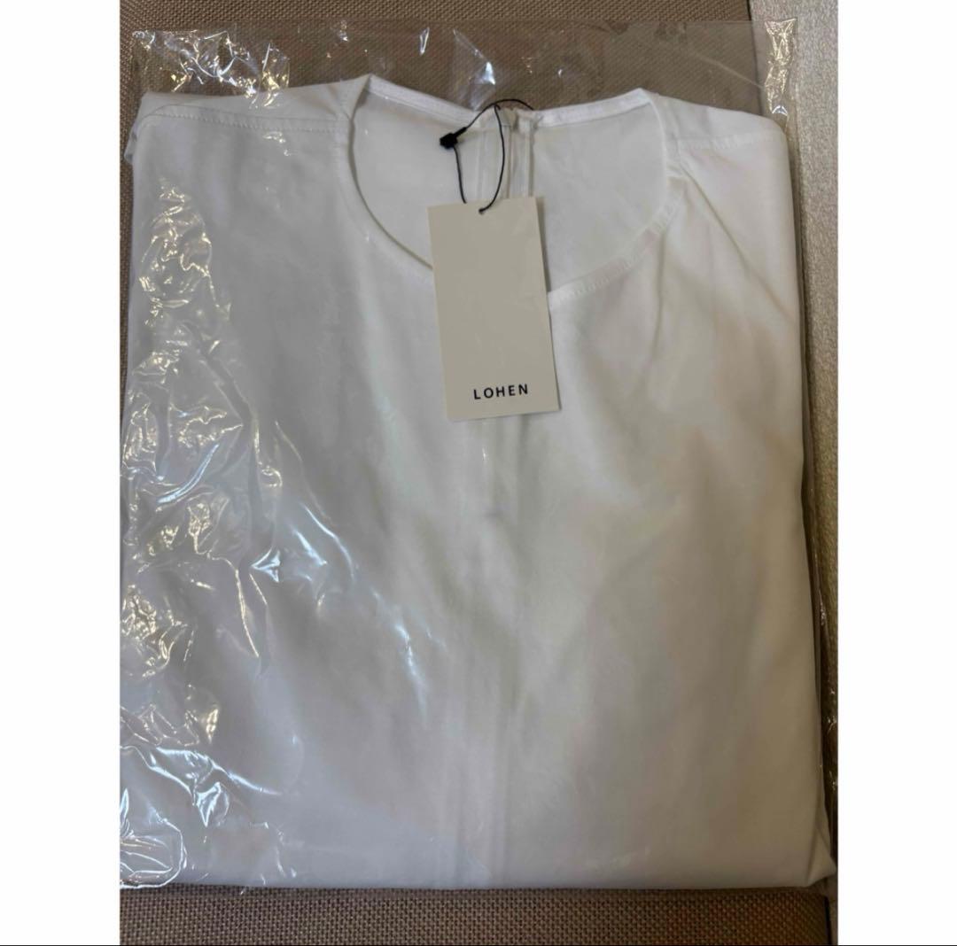 LOHEN カーブスリーブロングTシャツ　ホワイト　Free size 未使用品