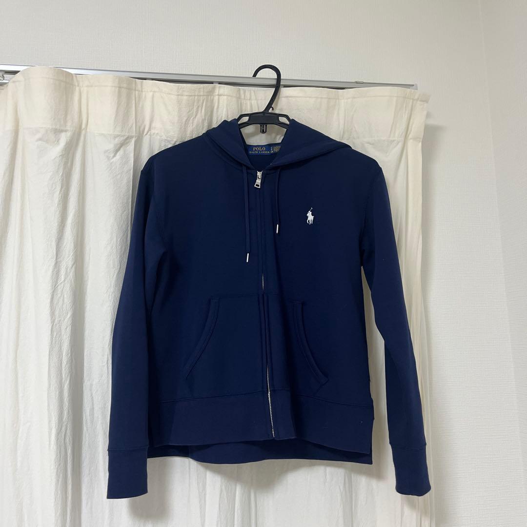 POLO RALPH LAUREN ネイビー フード付きパーカー