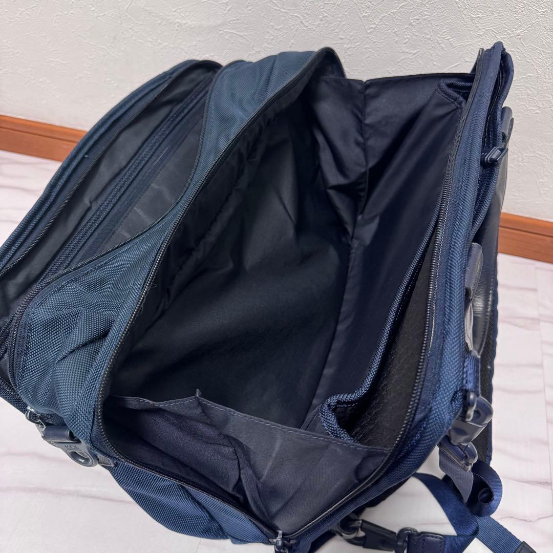 シップス別注✨トゥミ 3way アルファ3 ビジネスバッグ リュック 紺 PC