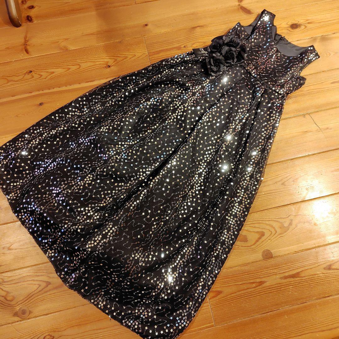 120cm　豪華♡スパンコールが上品に輝くドレス