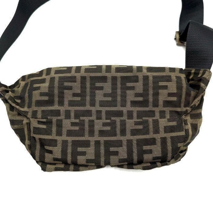 フェンディ FENDI ボディバッグ ウエストポーチ ズッカ柄 ロゴ ミニサイズ