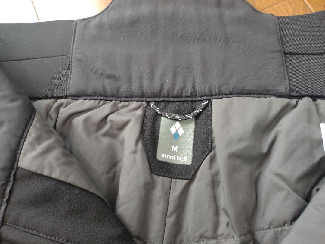 mont-bell 黒 ドライテックインシュレーテッドパンツ スノーボード対応