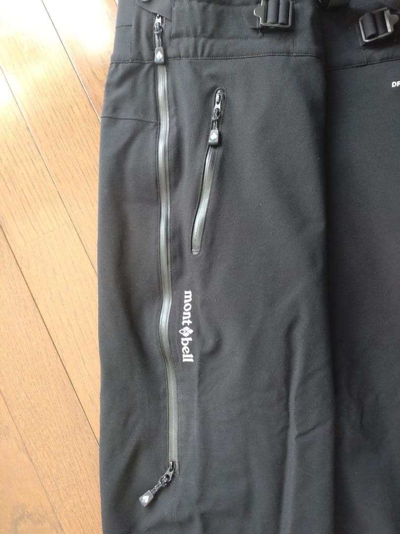 mont-bell 黒 ドライテックインシュレーテッドパンツ スノーボード対応