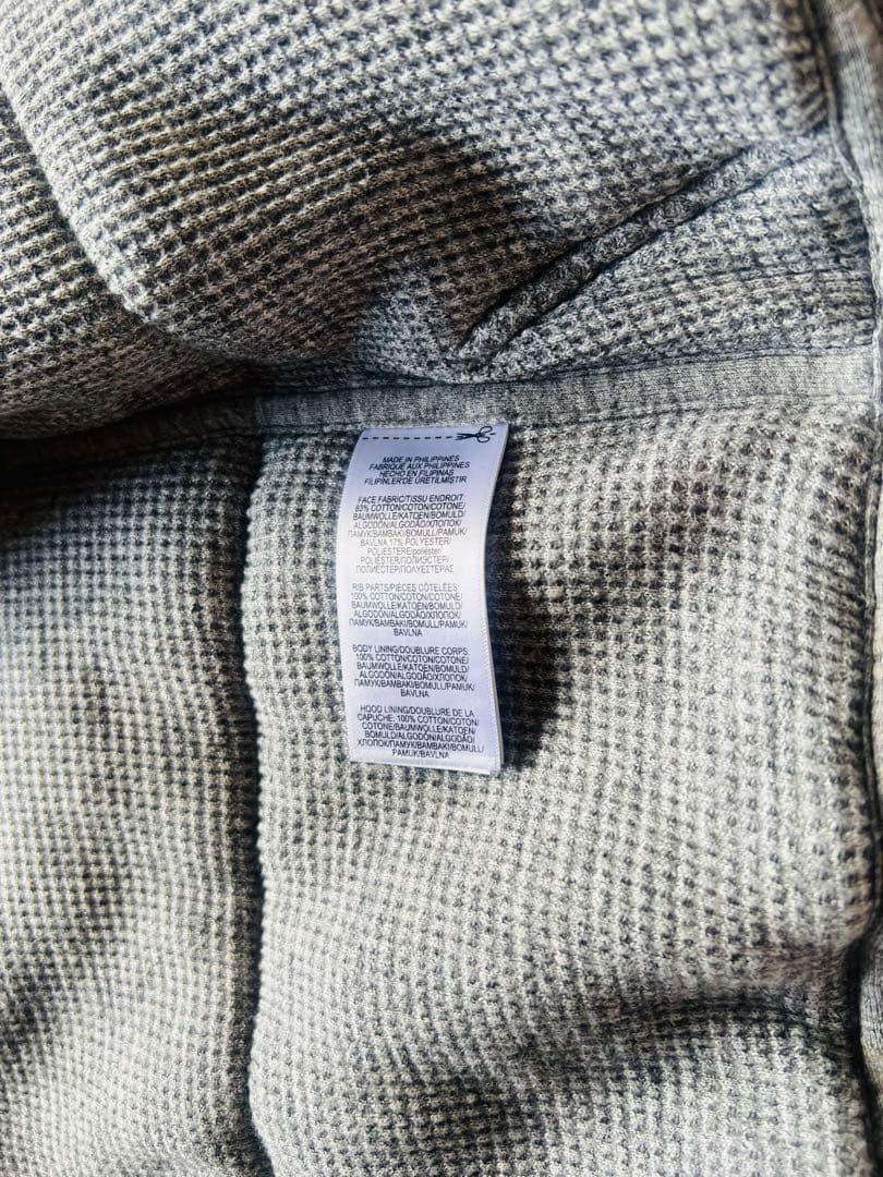 【美品】Polo Ralph Laurenグレーのフード付きスウェットベスト