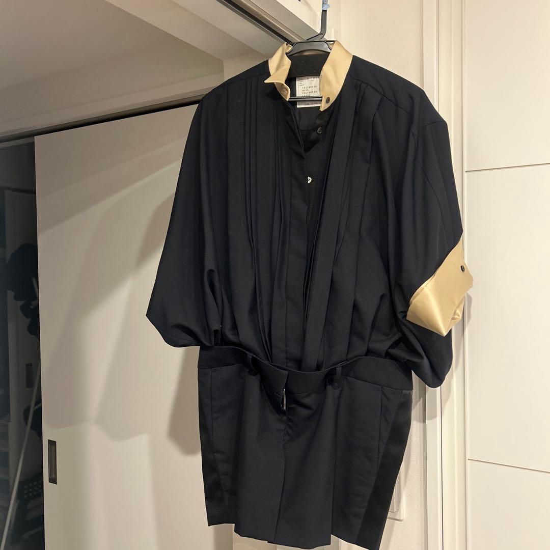 sacai シャツ　ドレス　トップス　ワンピース22-06035