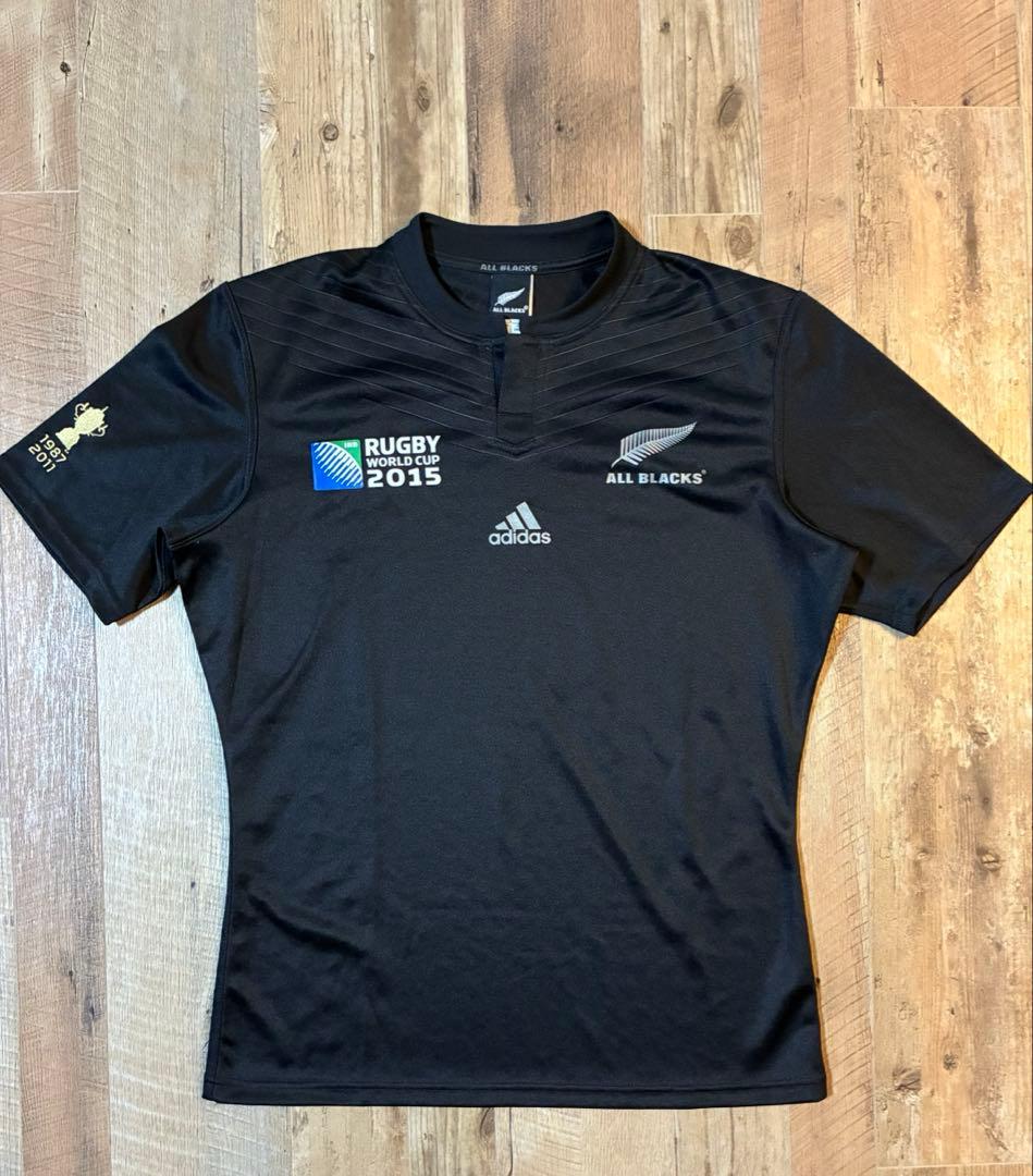 adidas ラグビーW杯公式　オールブラックス　ユニフォーム　メンズ　L