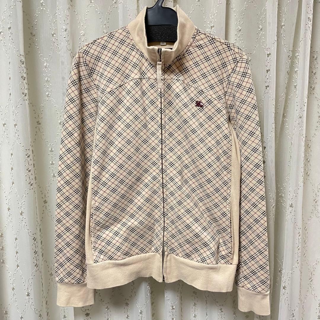 バーバリーブルーレーベル　ジップアップパーカー
