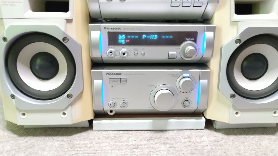 秀器！Panasonic CDコンポ SE-HD615他5CD-リモコン取説付き