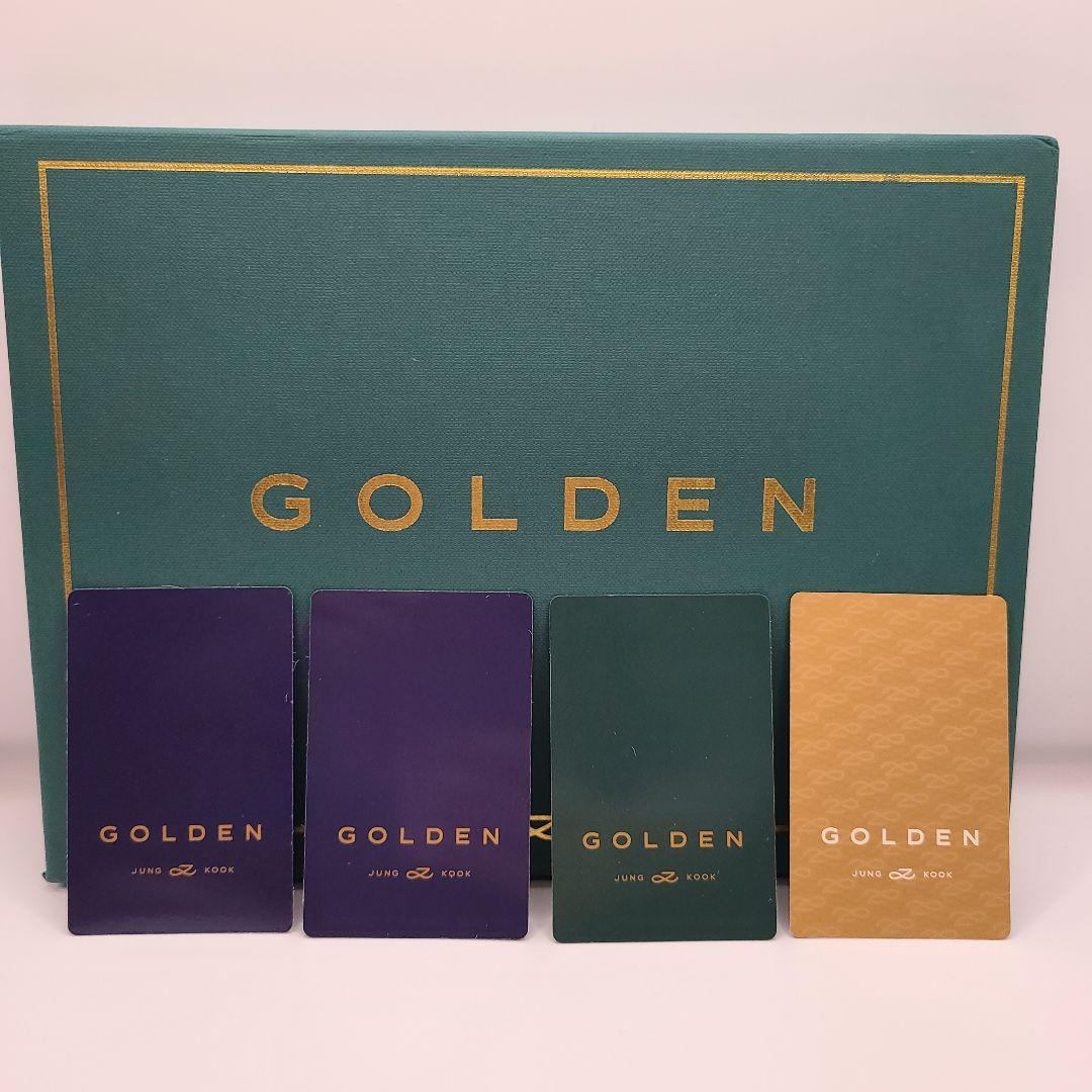 ジョングク GOLDEN US 限定 トレカ 4枚セット weverse