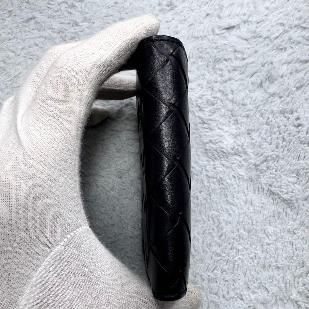 RFID ボッテガヴェネタ キーケース マキシイントレチャート 6連 黒